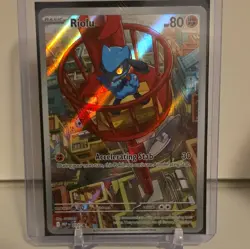 Pokemon TCG Riolu Holo Rare Mega Evolution 010 Promo￼￼ - Image 1