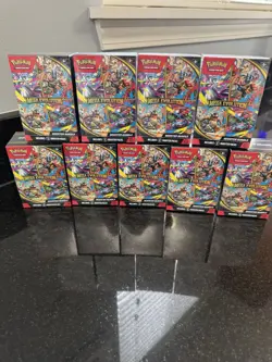 POKEMON TCG MEGA EVOLUTION BOOSTER BUNDLE X9 LOT NEW SEALED SHIPS FAST - Image 1