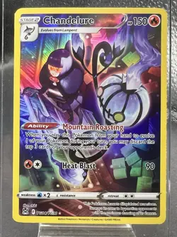 Pokemon TCG Chandelure TG04/TG30 Lost Origin Trainer Gallery Ultra Rare - Image 1