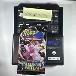 22.45 g Paldean Fates Booster Pack Pokemon TCG New Sealed - Image 1