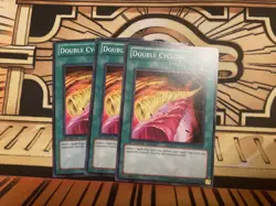 Double Cyclone DREV-EN046 1st Common LP Yugioh Card x3 - Image 1