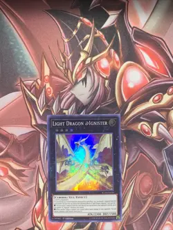Yugioh Light Dragon @Ignister IGAS-EN044 Super Rare 1st Ed NM - Image 1