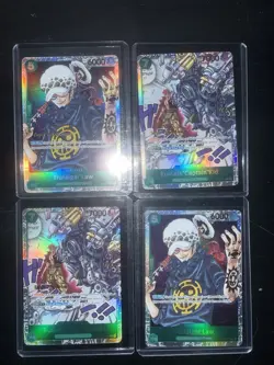 One Piece Super Pre Release Kid Deck Foil Lot - Image 1