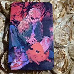Denji POCHITA Chainsaw Man Chain Set Goddess Anime ACG Girl Waifu Card 2 - Image 1
