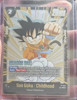 Son Goku : Childhood (Gold) - Fusion World Promotion Cards and Packs (DBSFW_PR) - Image 1