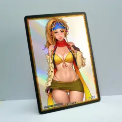 RIKKU Waifu Anime Card LIMITED 1/1 Custom TCG Holo Goddess Story ACG T13604 - Image 2