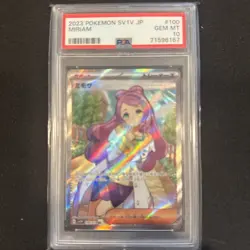 2023 Pokemon TCG SVI Scarlet & Violet Miriam Ultra Rare Card #238 PSA 10 - Image 1