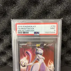 PSA 9 Mewtwo EX Full Art - XY Breakthrough 2015 Pokemon Card 158/162 - Image 3