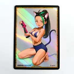 NEMONA Waifu Anime Card LIMITED 1/1 Custom TCG Holo Goddess Story ACG T13597 - Image 1