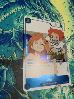 One Piece Card Game Girl Release Event Winner Promo Card P-096 NM English - Image 2