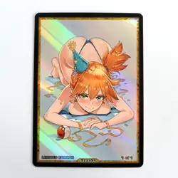MISTY Waifu Anime Card LIMITED 1/1 Custom TCG Holo Goddess Story ACG T13594 - Image 1