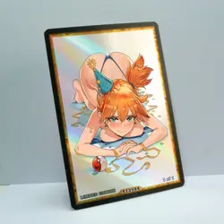 MISTY Waifu Anime Card LIMITED 1/1 Custom TCG Holo Goddess Story ACG T13594 - Image 2