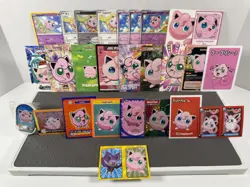 Pokemon Lot of Cards and Stickers All Jigglypuff #39 Jigglypuff Only Lot of 26 - Image 1