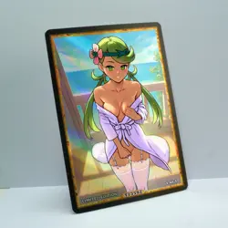 MALLOW Waifu Anime Card LIMITED 1/1 Custom TCG Holo Goddess Story ACG T13592 - Image 2