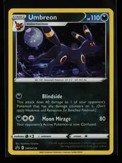 Umbreon SWSH129 Holo SWSH: Sword & Shield Promo Cards Pokemon Card - Image 1