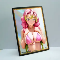 KANROJI MITSURI Waifu Anime Card LIMITED 1/1 Custom TCG Holo T13588 - Image 2