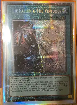 Yu-Gi-Oh! The Fallen & The Virtuous Starlight Rare 1st Edition Spell Card NM/M - Image 1