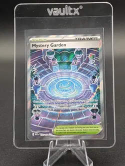 Mystery Garden Trainer Holo Card Mega Evolution 172/132 NM - Image 1