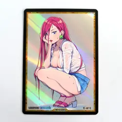JESSIE Waifu Anime Card LIMITED 1/1 Custom TCG Holo Goddess Story ACG T13585 - Image 1