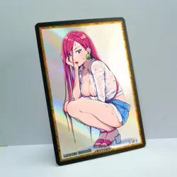 JESSIE Waifu Anime Card LIMITED 1/1 Custom TCG Holo Goddess Story ACG T13585 - Image 2