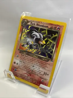 Pokemon Dark Houndoom Holo Rare Card 1995-2000 Neo Destiny 7/105 Mint Condition - Image 2
