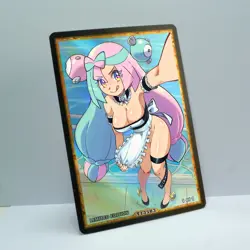 IONO Waifu Anime Card LIMITED 1/1 Custom TCG Holo Goddess Story ACG T13583 - Image 2