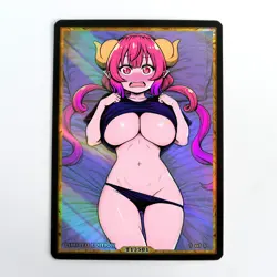 ILULU Waifu Anime Card LIMITED 1/1 Custom TCG Holo Goddess Story ACG T13581 - Image 1