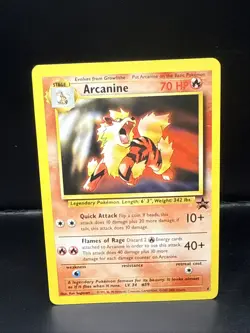 Pokemon Card - Arcanine WoTC Black Star Promo 6 Non Holo K - Image 1