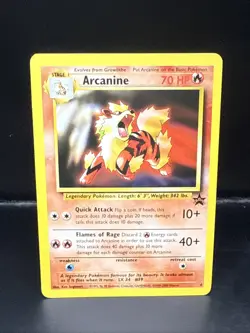 Pokemon Card - Arcanine WoTC Black Star Promo 6 Non Holo K - Image 3
