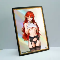 HIMEKO Waifu Anime Card LIMITED 1/1 Custom TCG Holo Goddess Story ACG T13577 - Image 2