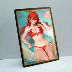 HIMEKO Waifu Anime Card LIMITED 1/1 Custom TCG Holo Goddess Story ACG T13576 - Image 2