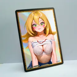 DARK MAGICIAN GIRL Waifu Anime Card LIMITED 1/1 Custom TCG Holo T13566 - Image 2