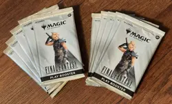 Lot Of 10 Magic the Gathering Final Fantasy Play Booster Packs MTG FF New Sealed - Image 1