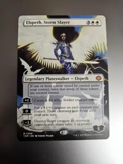 Magic the Gathering #398 Elspeth, Storm Slayer Borderless - Image 1