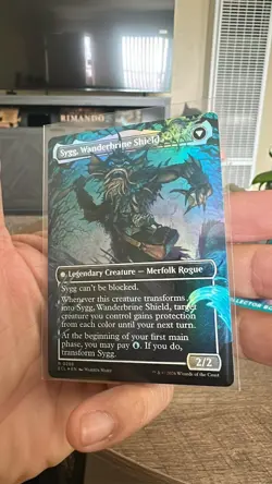 Sygg, Wanderwine Wisdom Showcase #288 Foil MTG Lorwyn Eclipsed Borderless Rare v - Image 2