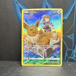 Pokemon Eevee TG11/TG30 Brilliant Stars Trainer Gallery Ultra Rare Full Art Holo - Image 1