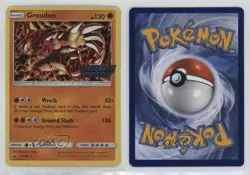 Groudon (Cosmos Holo Gamestop Promo) Pokemon Sun & Moon Celestial Storm #81 - Image 3