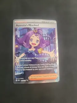 2025 Pokemon Mega Evolution Acerola's Mischief Ultra Rare #165/132 - Image 1