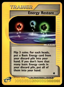 Pokemon Expedition 141/165 Energy Restore NM - Image 1