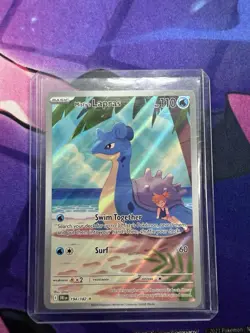 Pokemon Misty's Lapras 194/182 Sv10 Destined Rivals Illustration Rare Holo - Image 1