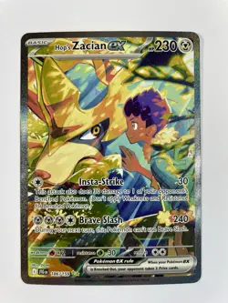 Hop's Zacian ex 186 Pokemon TCG Journey Together SIR Pack Fresh Mint - Image 1