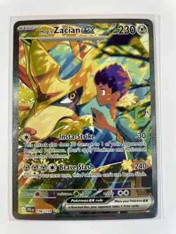 Hop's Zacian ex 186 Pokemon TCG Journey Together SIR Pack Fresh Mint - Image 4