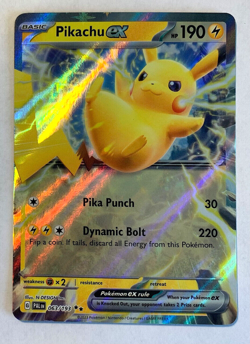 Pokemon Paldea Evolved - PIKACHU EX - ULTRA RARE - 063/193 - NM/M - Image 1