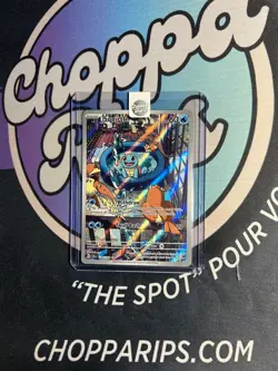 Pokemon Stellar Crown Squirtle Full Art Illustration Rare Holo #148/142 - Image 1