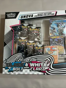 Pokemon TCG Black Bolt & White Flare Unova Heavy Hitters Premium Collection Box - Image 4