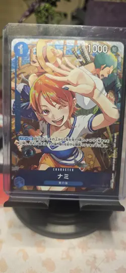 One Piece Card Nami OP09-050 R Parallel Let's Start Campaign Promo Card Japanese - Image 1