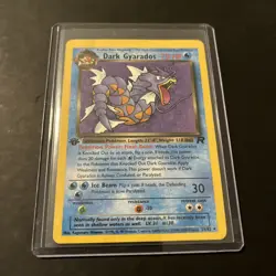 Dark Gyarados #8/82 First Edition Team Rocket Pokemon TCG Vintage Card NM - Image 1