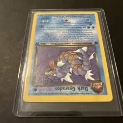 Dark Gyarados #8/82 First Edition Team Rocket Pokemon TCG Vintage Card NM - Image 4