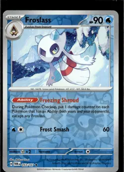 Pokemon Froslass 053/167 Twilight Masquerade Reverse Holo Rare 4 Card Lot - Image 1