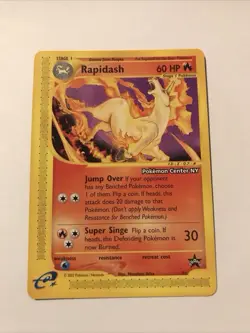 Pokemon Card - Rapidash WoTC Black Star Promo 51 Promo - Image 1